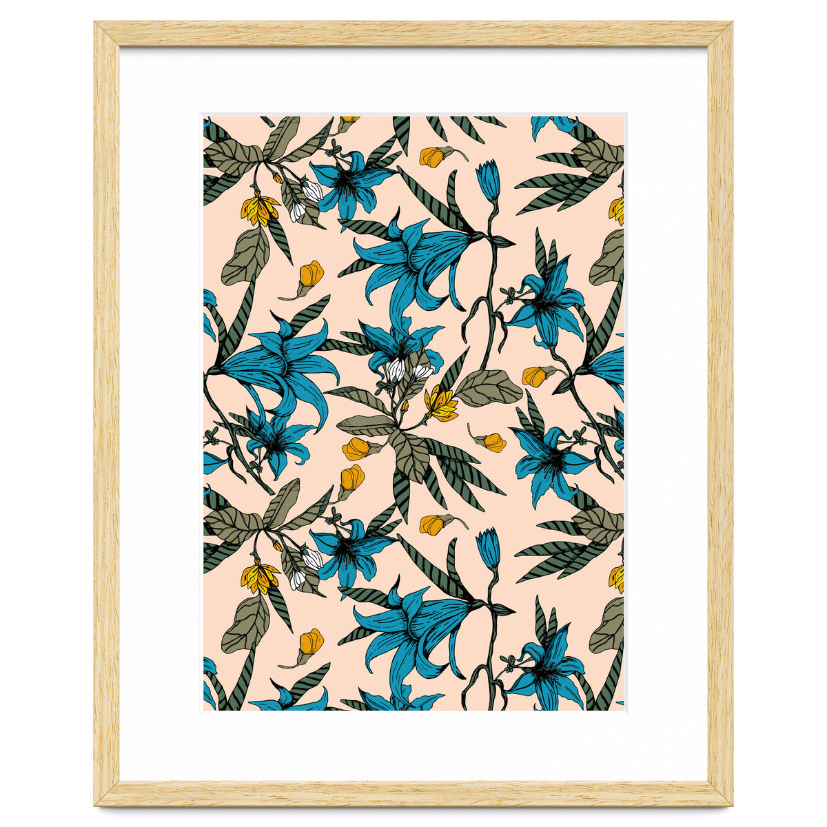 Blooming blossoms bluish I