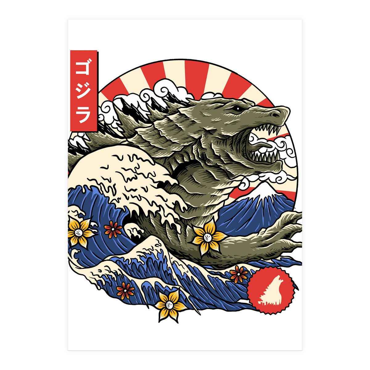 Kaiju Wave (Print Only)