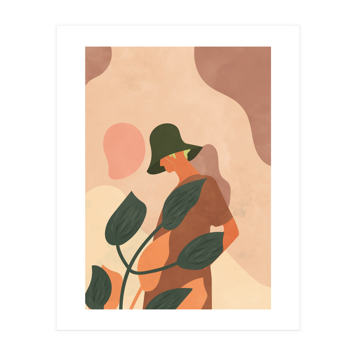 Female Bohemian Artwork (Print Only)