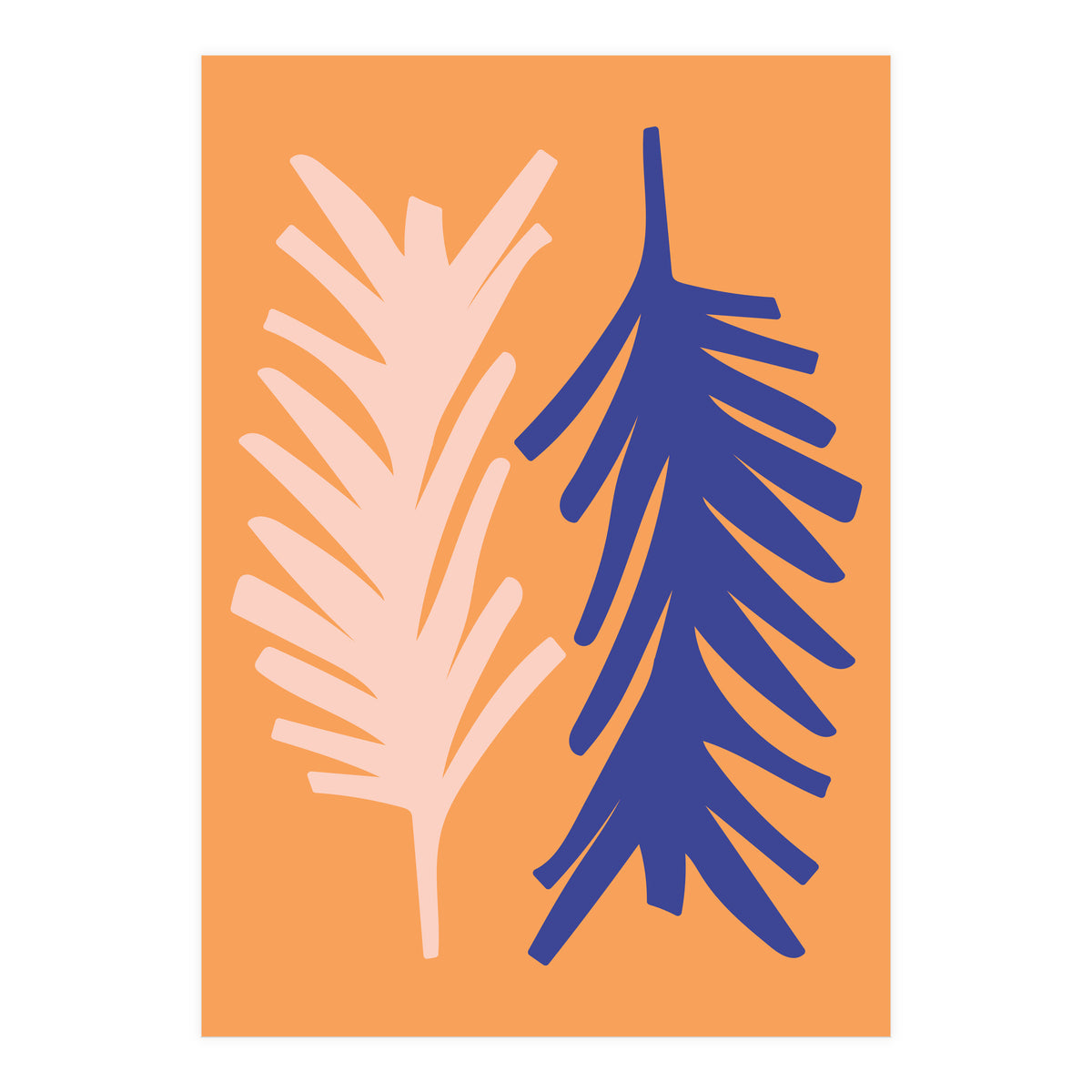 Abstract Leaves Art (Print Only)