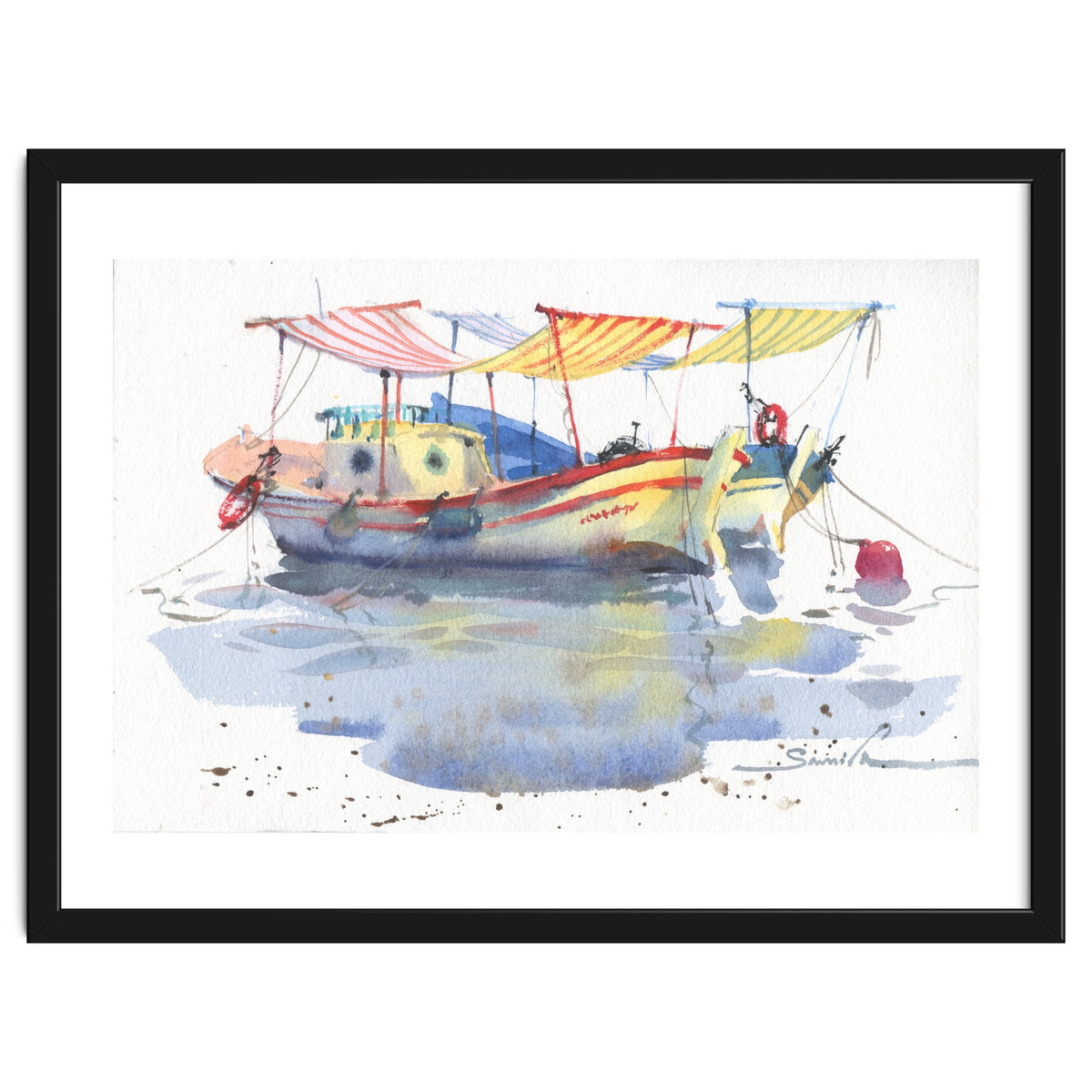 Pleasure boats paintings
