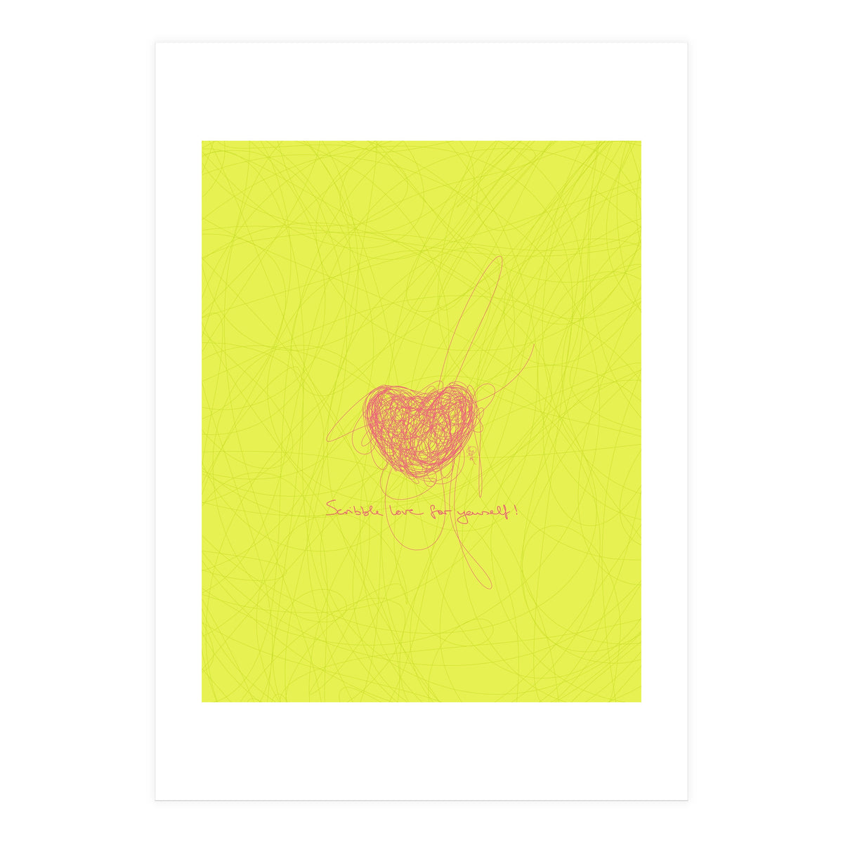 Sentimental Scribble 1 (Print Only)