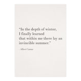 An Invincible Summer By Camus, White (Print Only) thumbnail