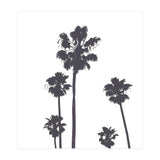 Palms & Sunset-Minimal B&W 2 (Print Only) thumbnail