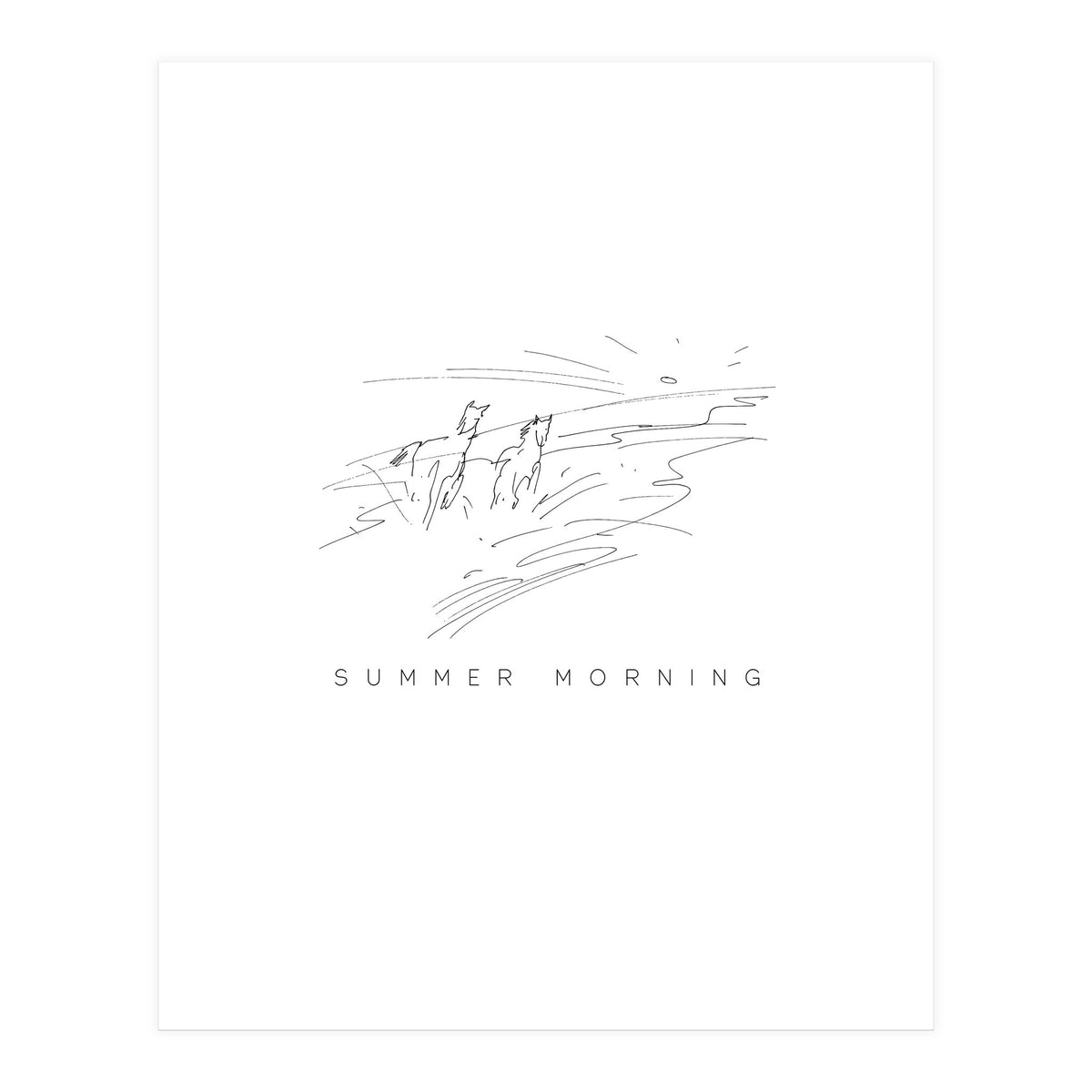 Summer Morning - II (Print Only)