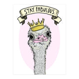 Fabulous Ostrich (Print Only) thumbnail