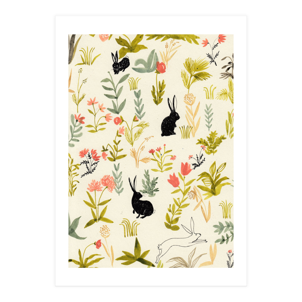 Black Rabbits (Print Only)