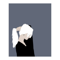 White Hair Beauty (Print Only)