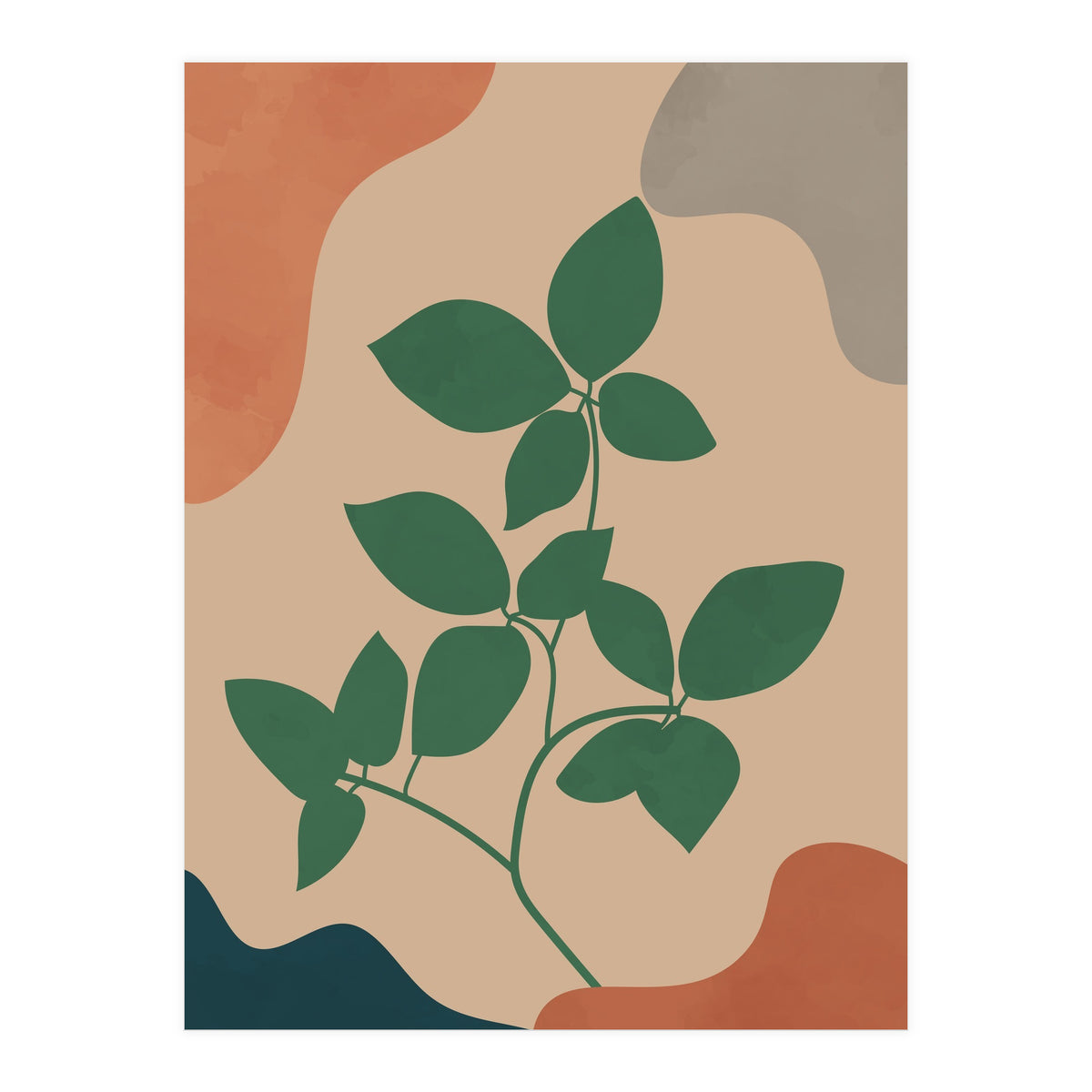 Botanical Neutral Earthy Tones (Print Only)