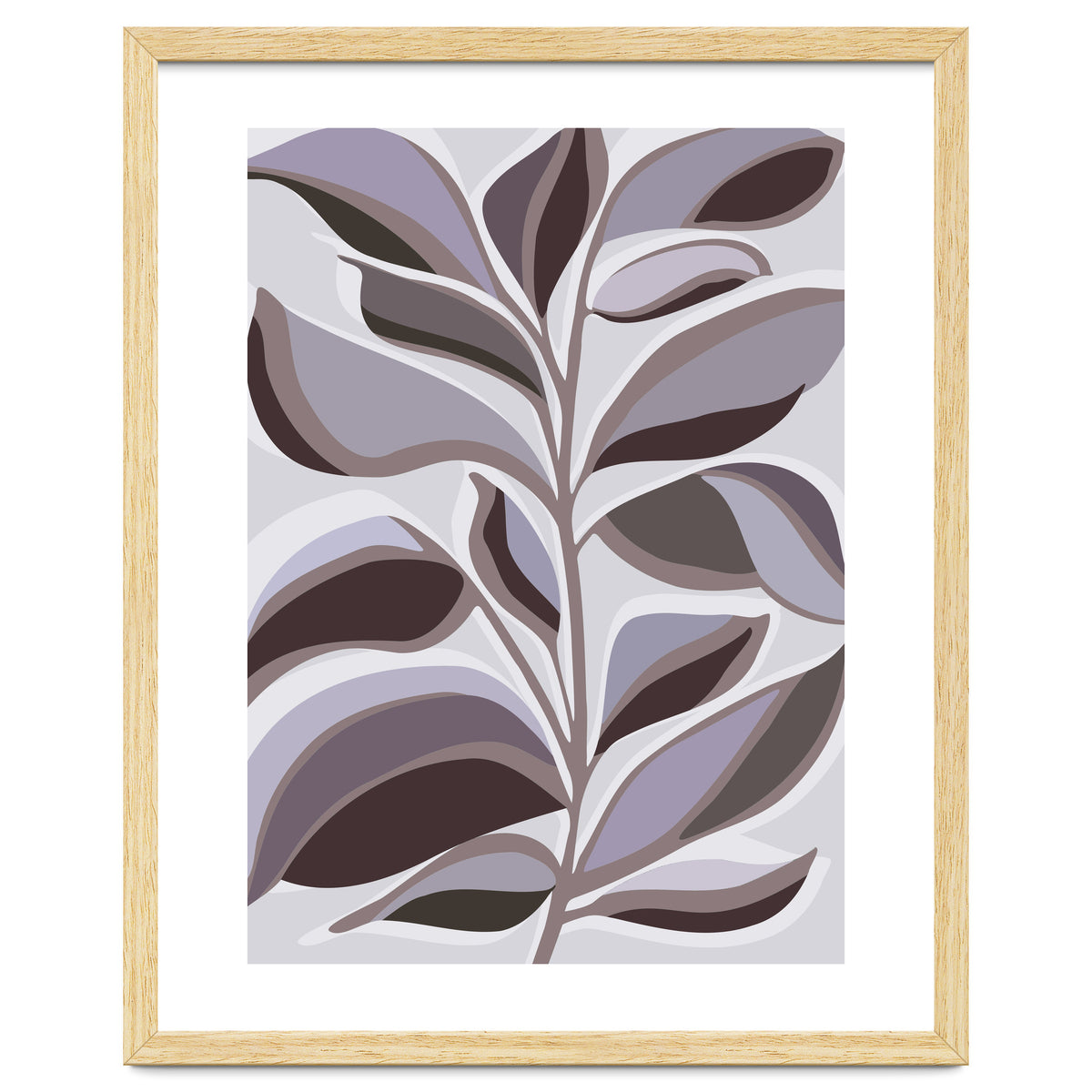 Lavender Floral Abstract