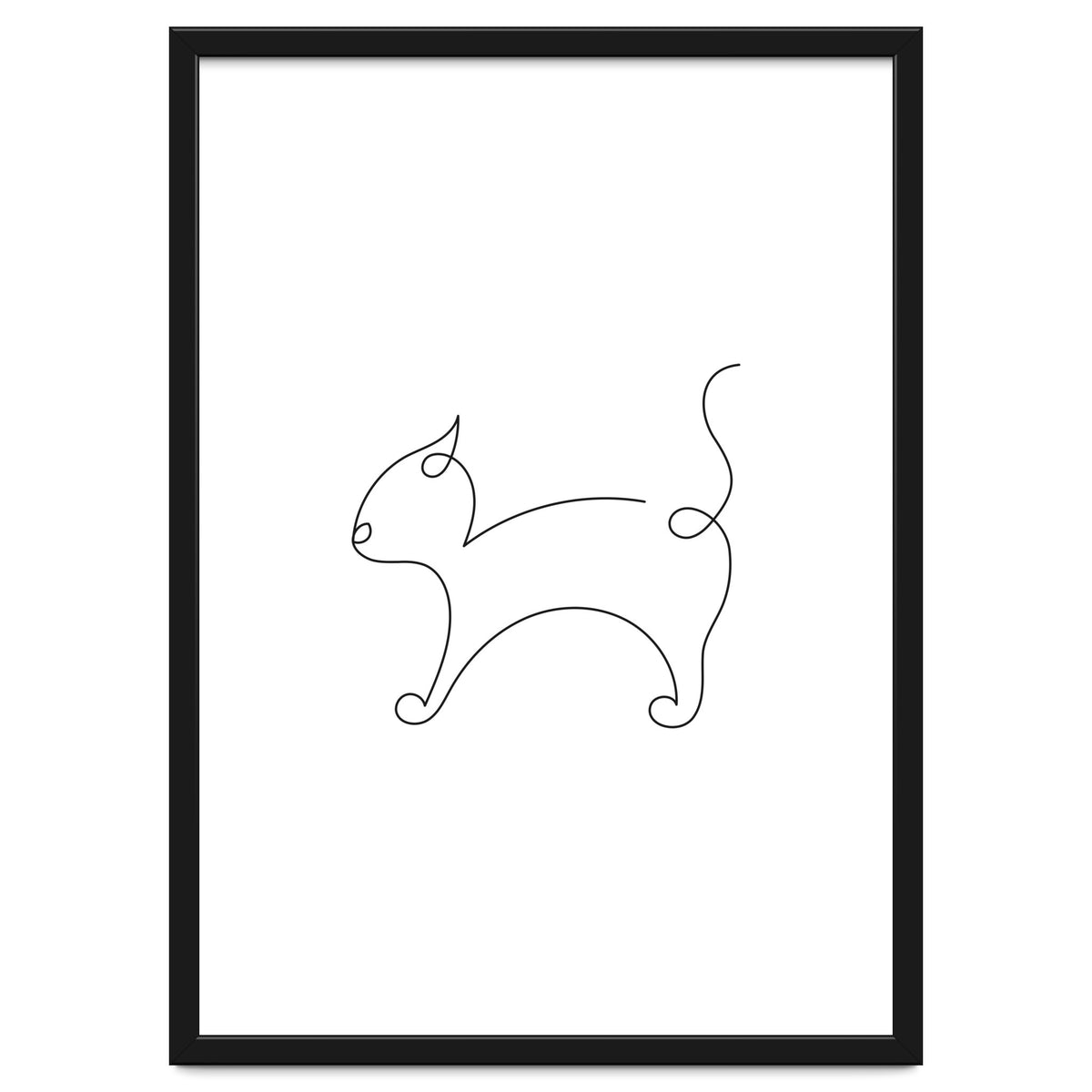 One Line Cat