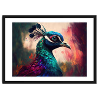 Peacock Bright Modern Painting