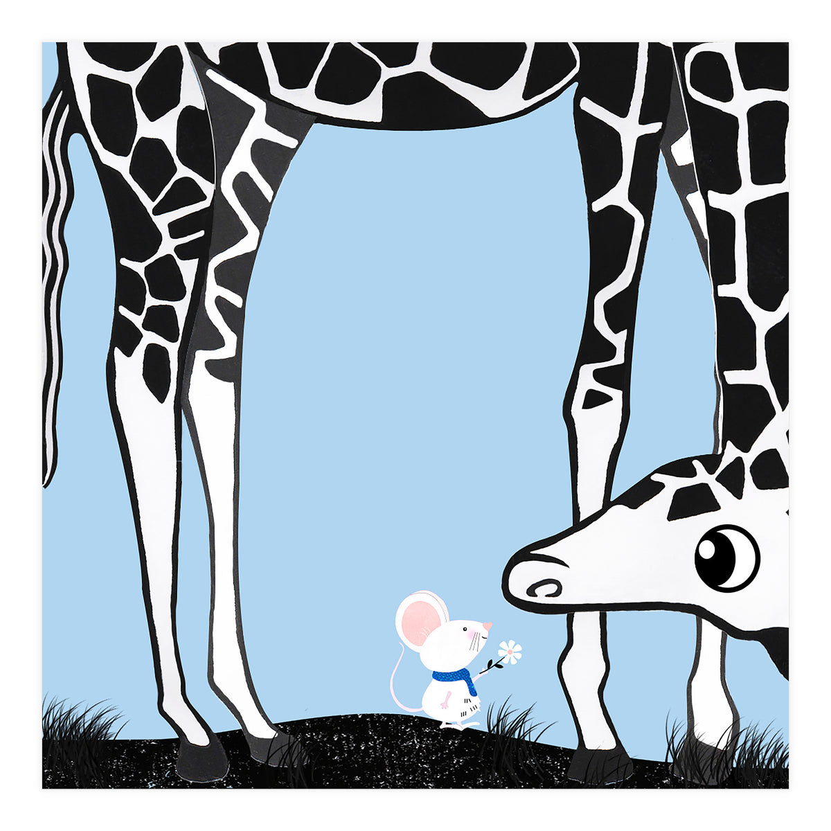 Magnani-mouse meets a friend (Print Only)