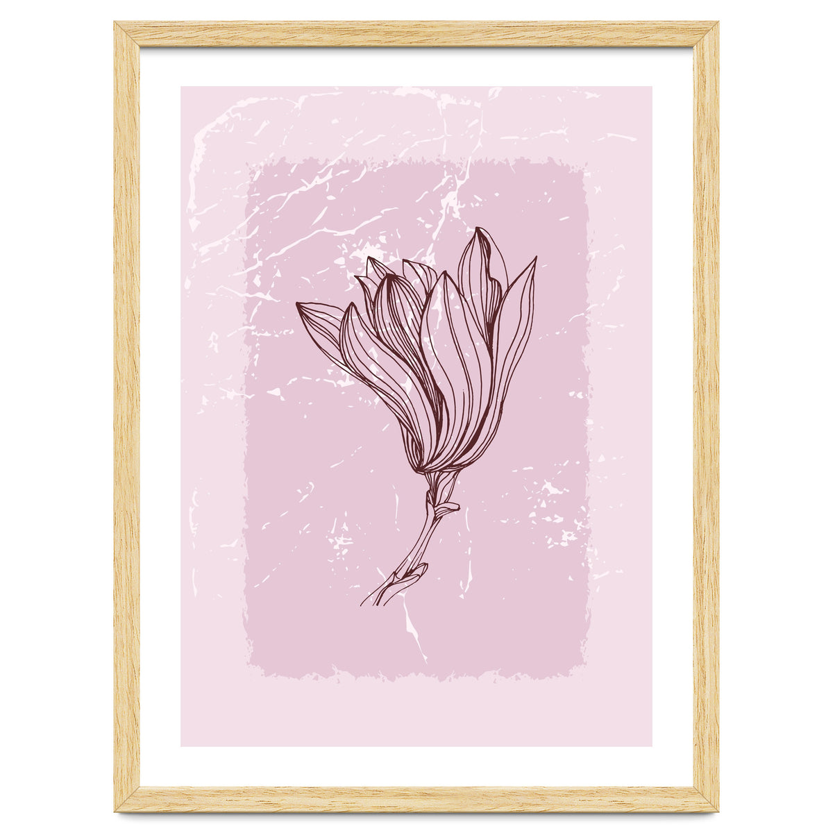 Magnolia Minimal Contemporary Botanical Floral