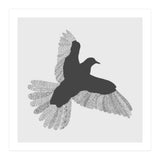 Bird Grey Poster (Print Only) thumbnail