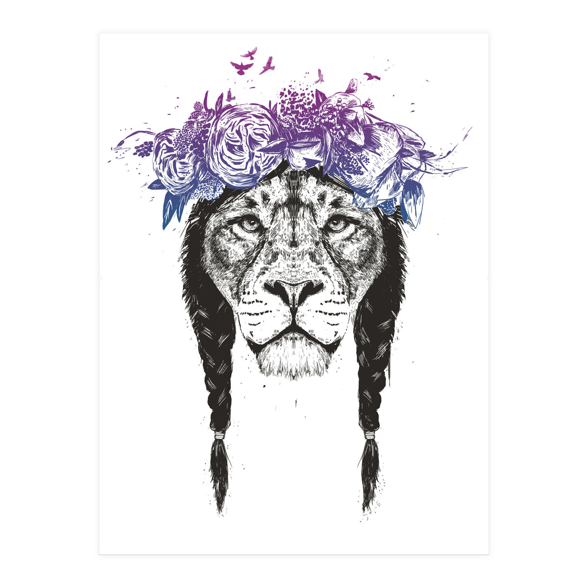 King Of Lion (Print Only)