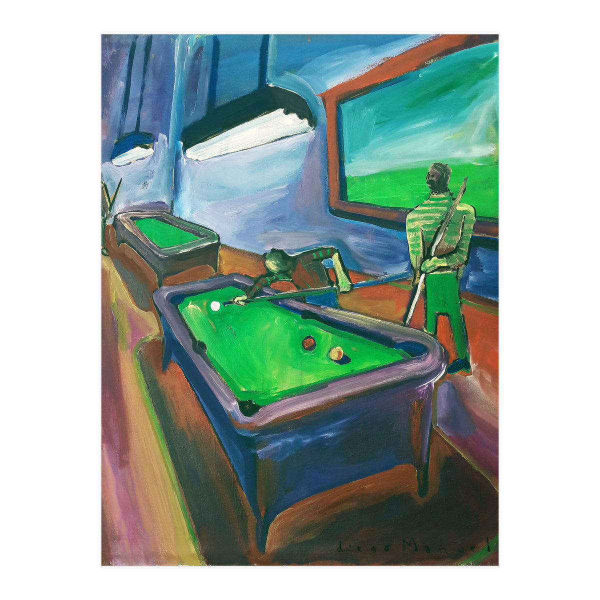 Noche De Pool (Print Only)