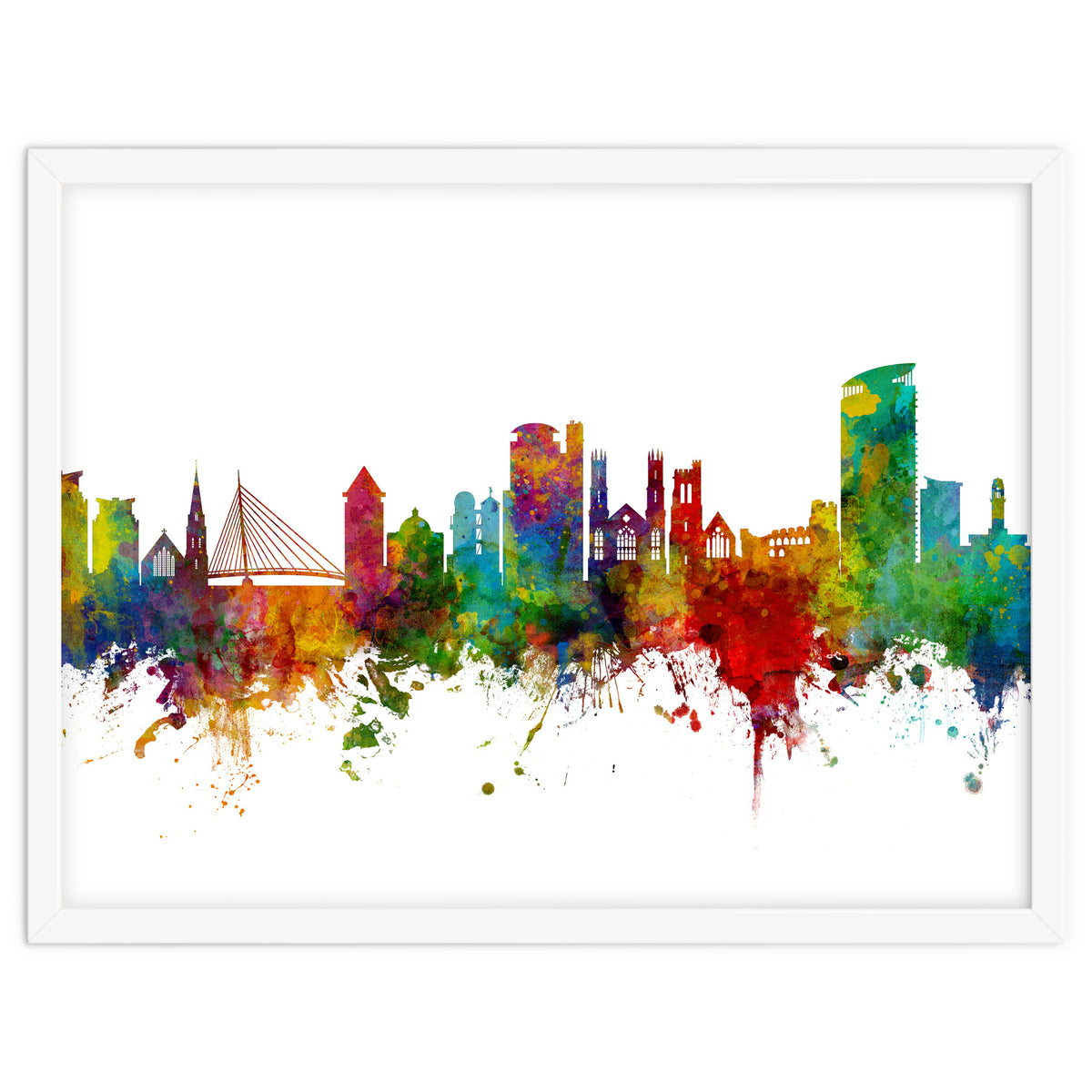 Swansea Wales Skyline