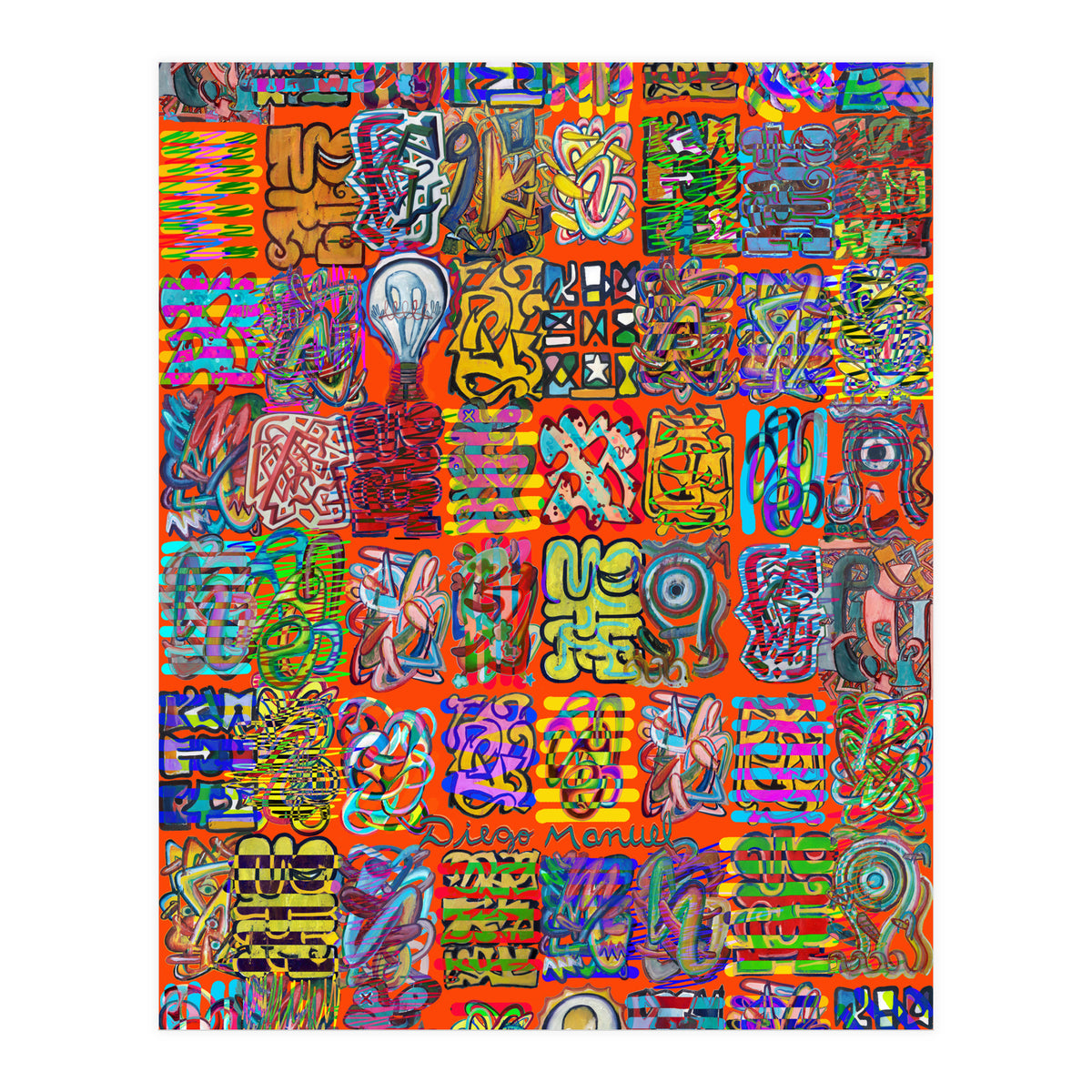 Graffitis 2021 Tapiz 109 (Print Only)