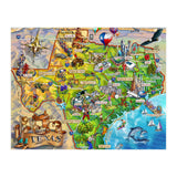 Texas Illustrated Map (Print Only) thumbnail
