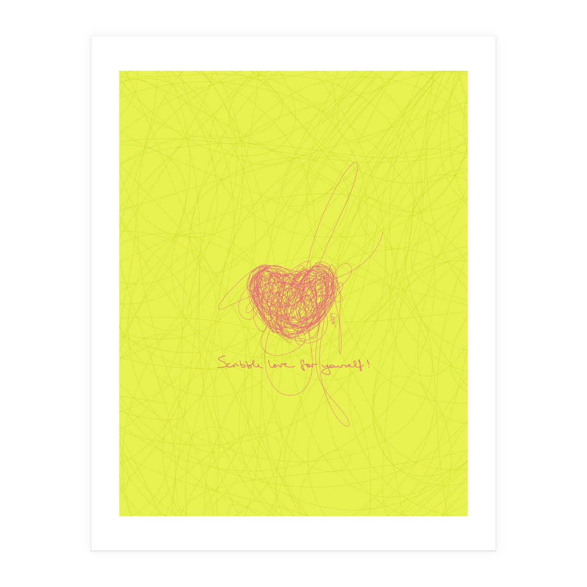 Sentimental Scribble 1 (Print Only)