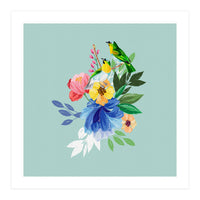 Flowers And Birds (Print Only)