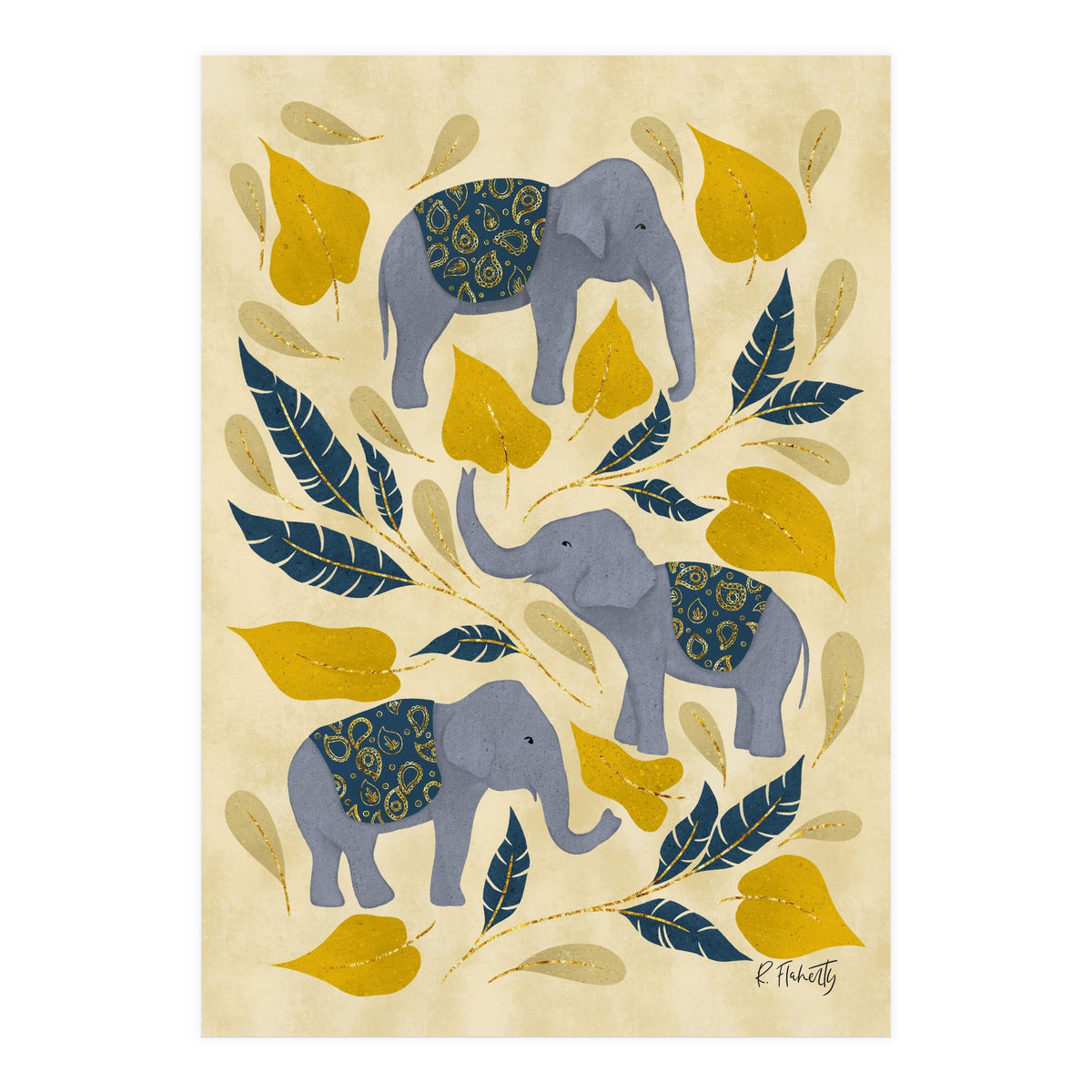 Jungle Elephants (Print Only)