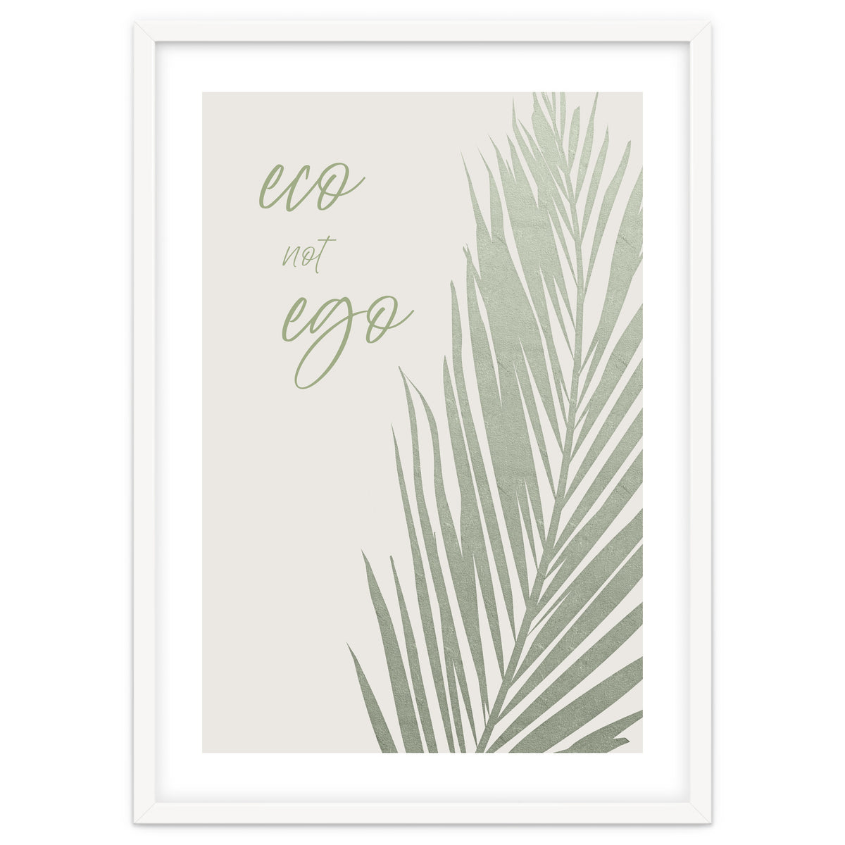 Eco not ego
