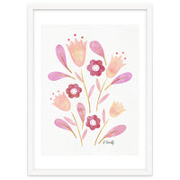 Watercolour Tulips | Pink