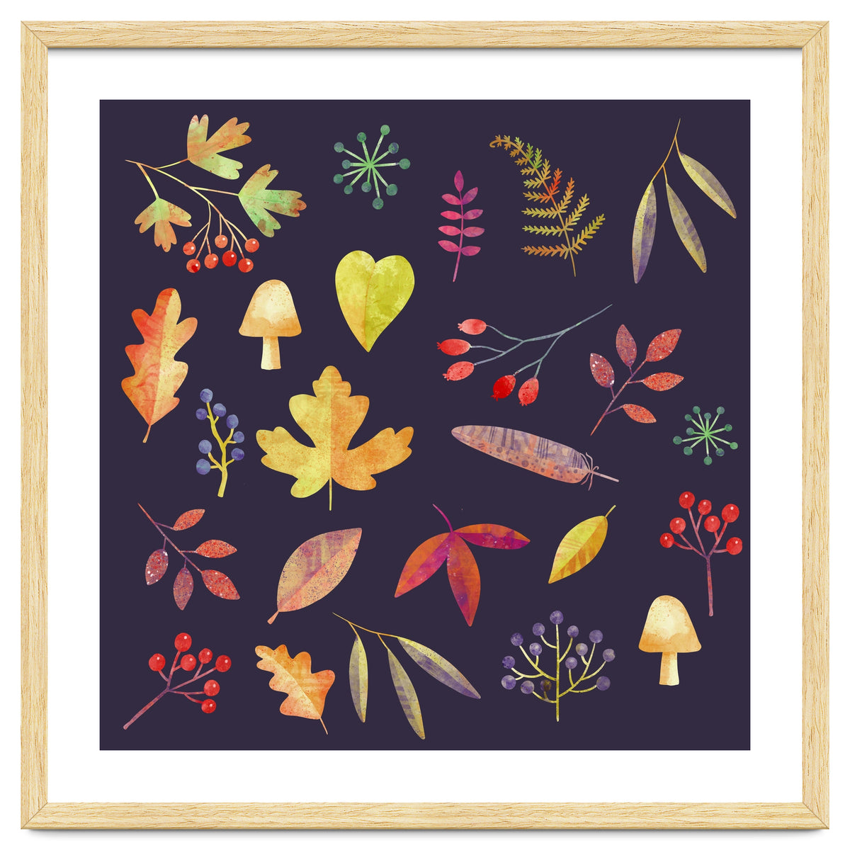 Autumn Walk In The Dark