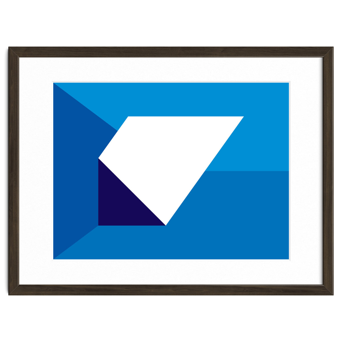 Geometric Shapes No. 32 -  blues