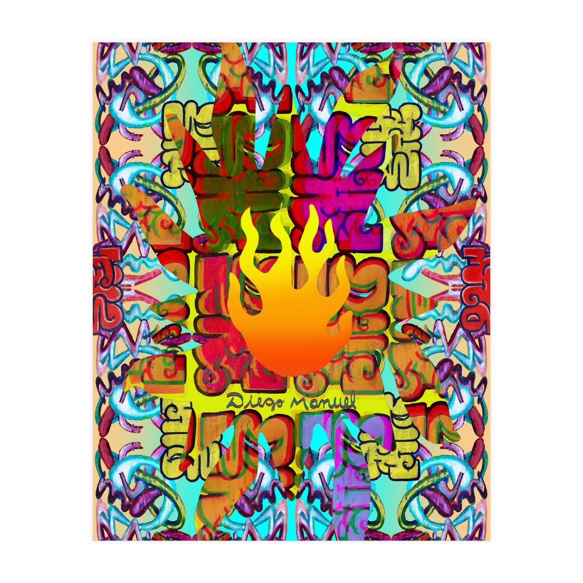 Fuego Y Graffiti 38 (Print Only)
