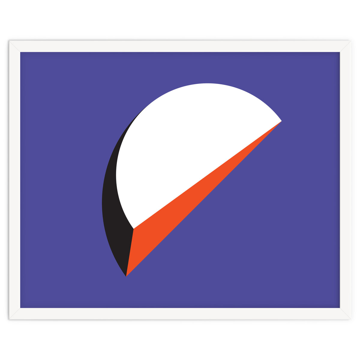 Geometric Shapes No. 37 - orange & purple