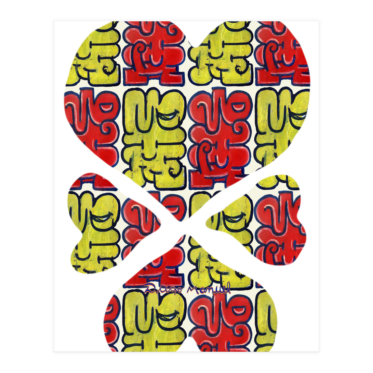 4 Corazones 5  (Print Only)