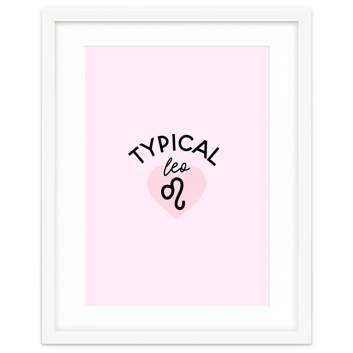 Typical Leo Horoscope Print
