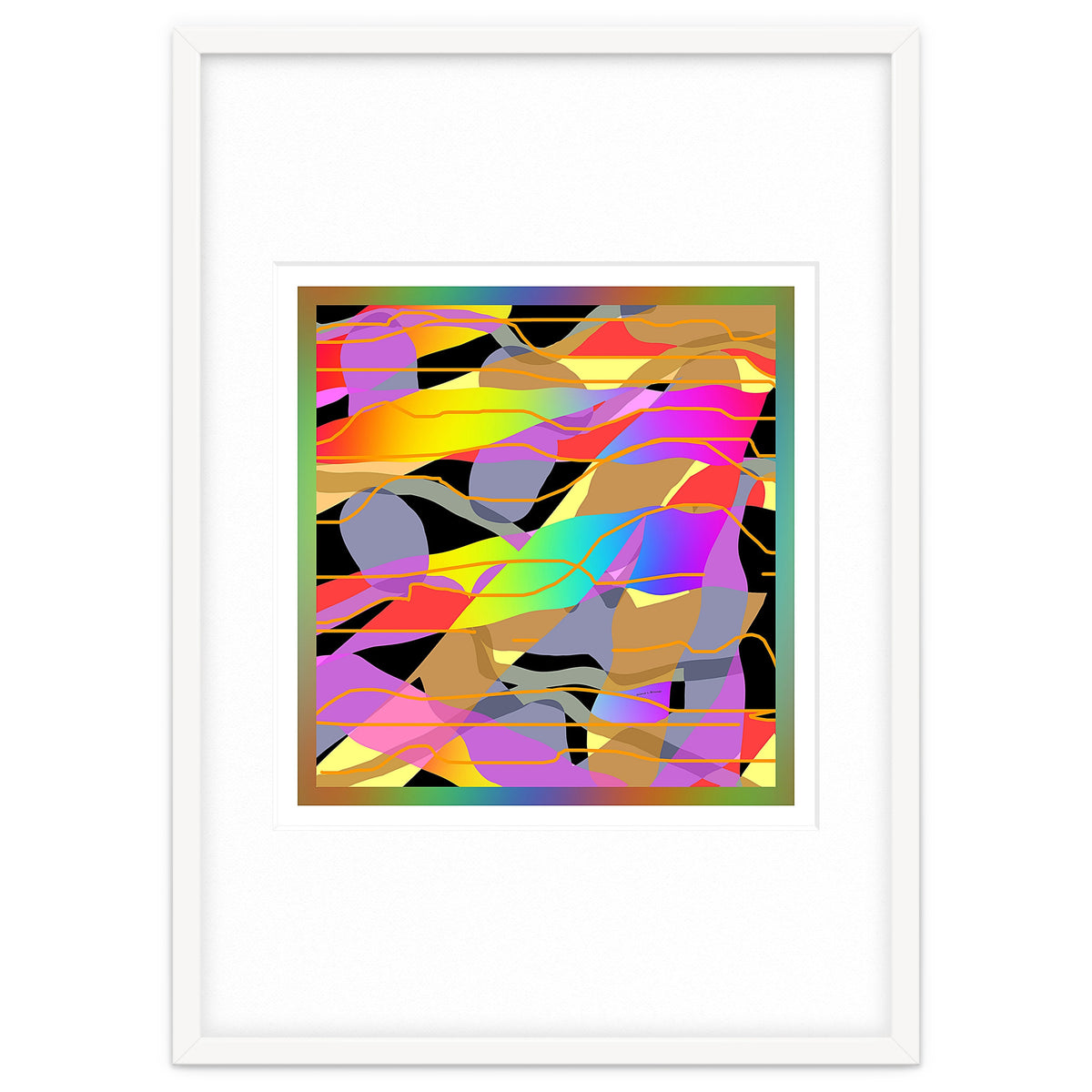 ABSTRACT COLOR BANDS