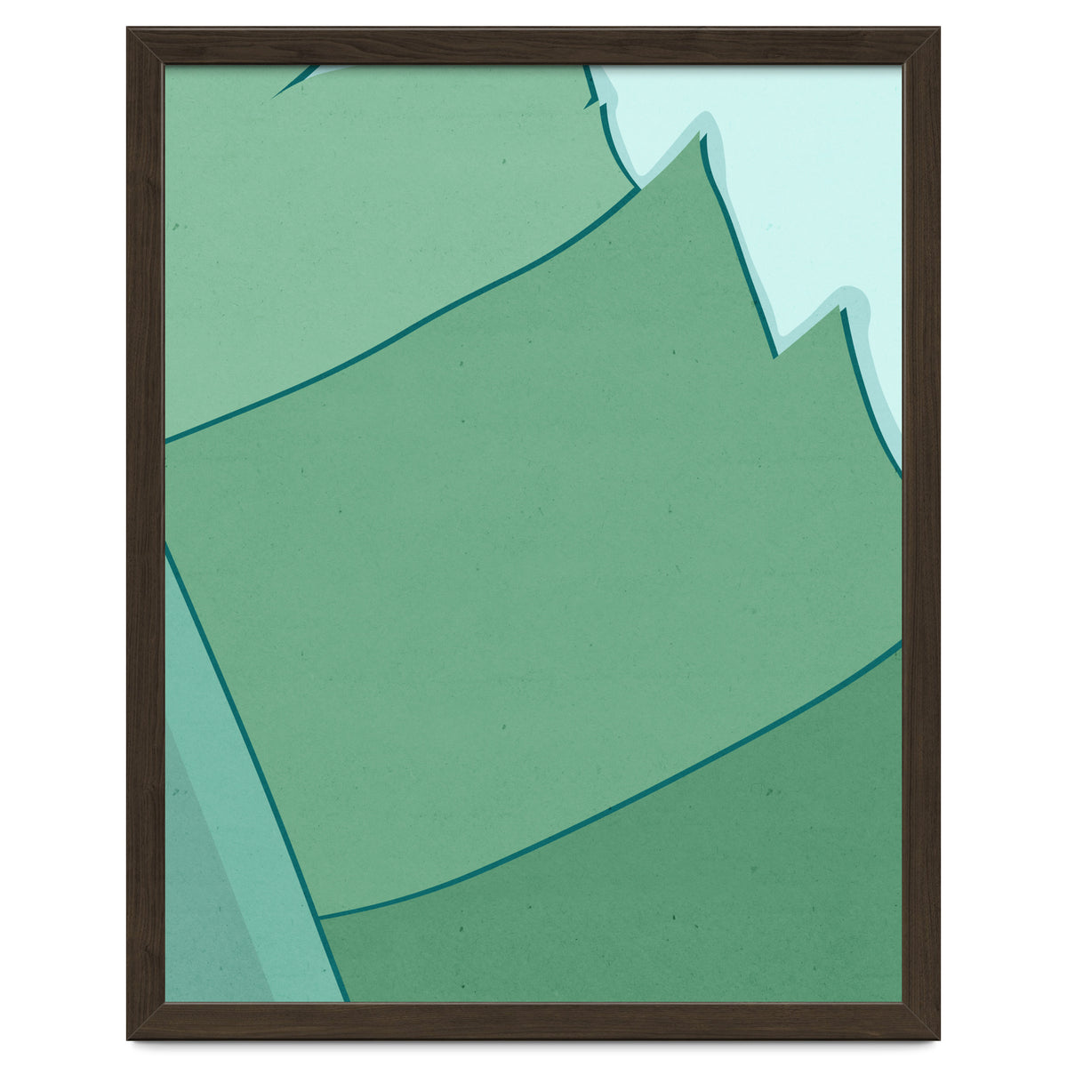 Abstract Banana Leaves Three - Greener Eden