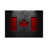 Canadian Flag Stone Texture (Print Only) thumbnail