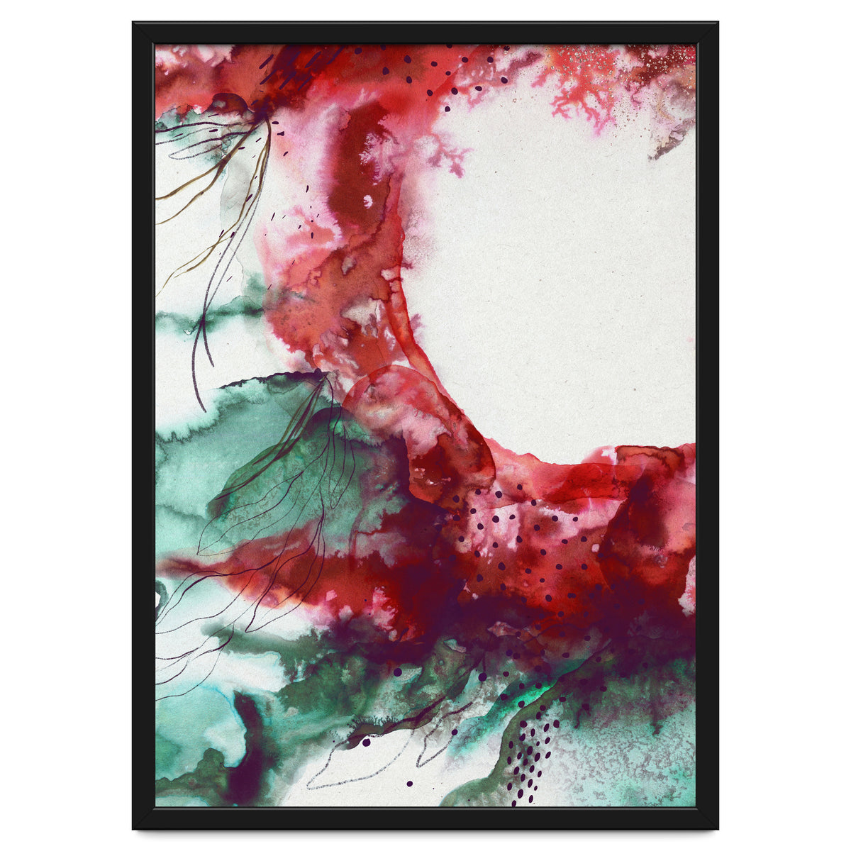 Abstract floral explosion