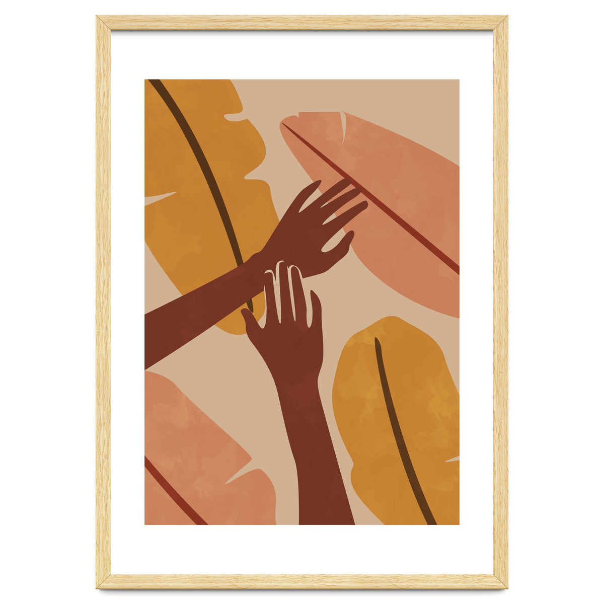 Banana Leaf Tropical Boho