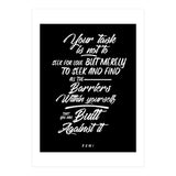 Don't Seek For Love - Rumi Quote Typography (Print Only) thumbnail