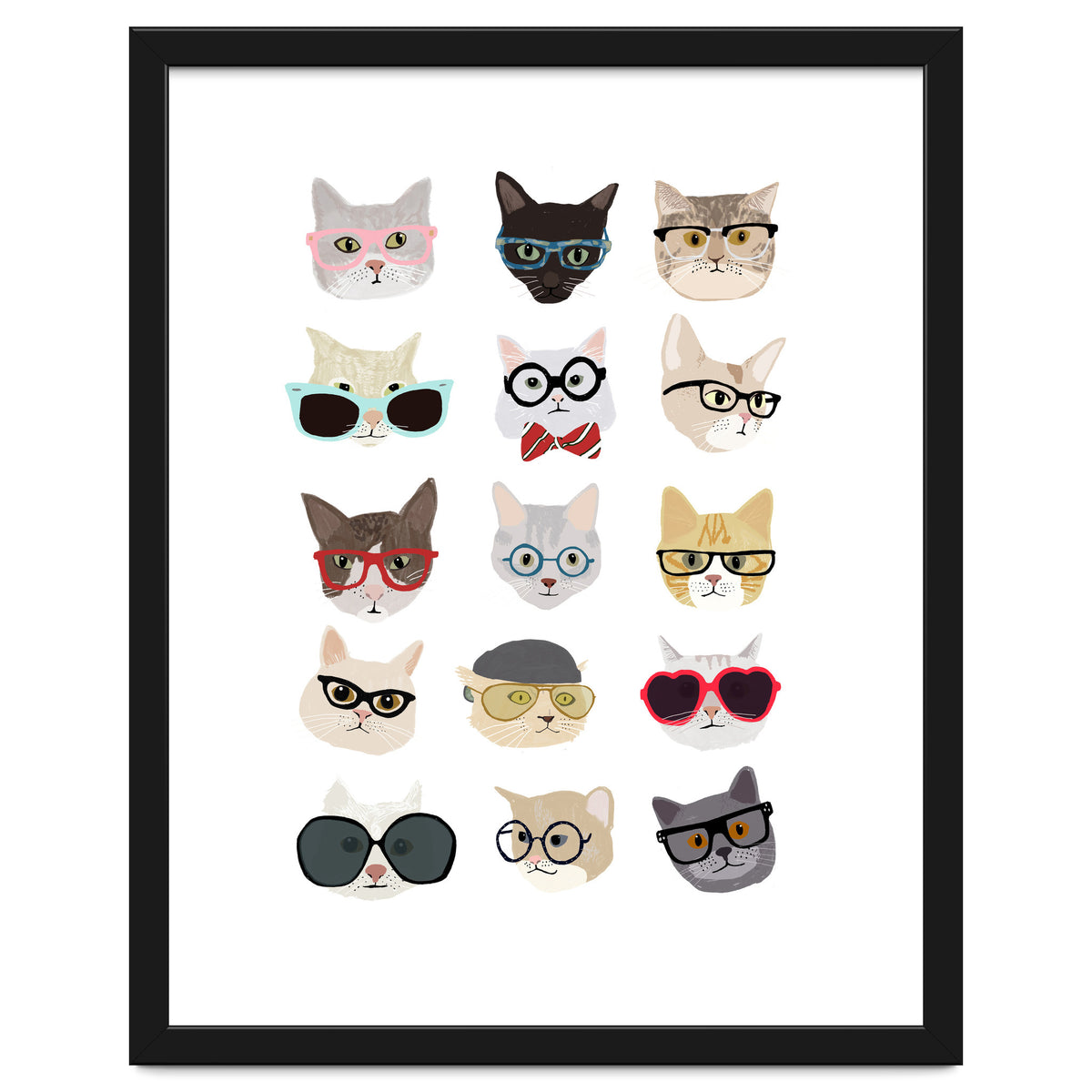 Cats in Glasses