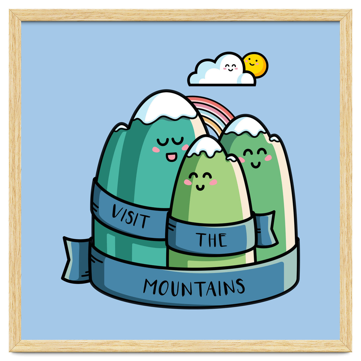 Kawaii Cute Visit the mountains