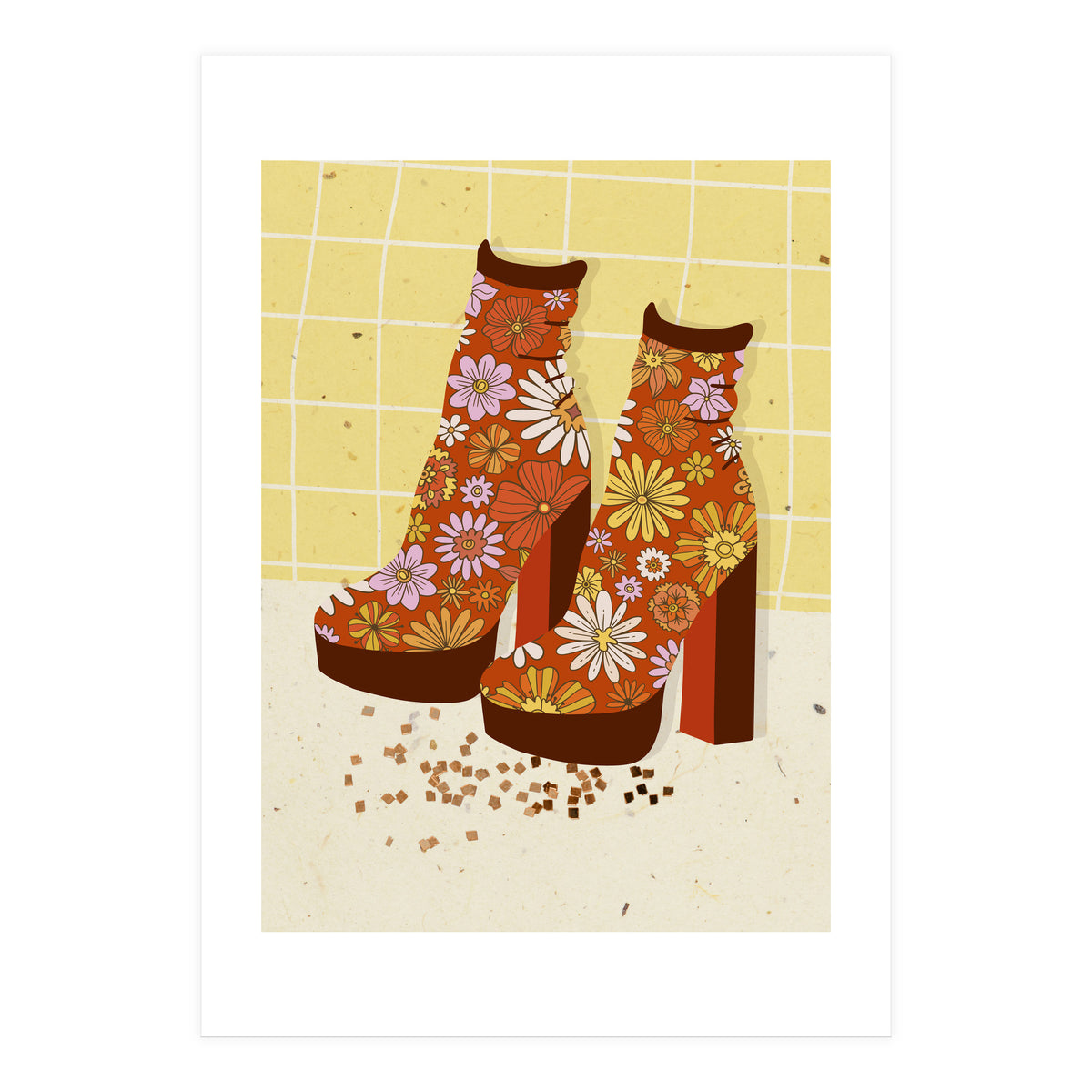 Groovy Disco Boots (Print Only)