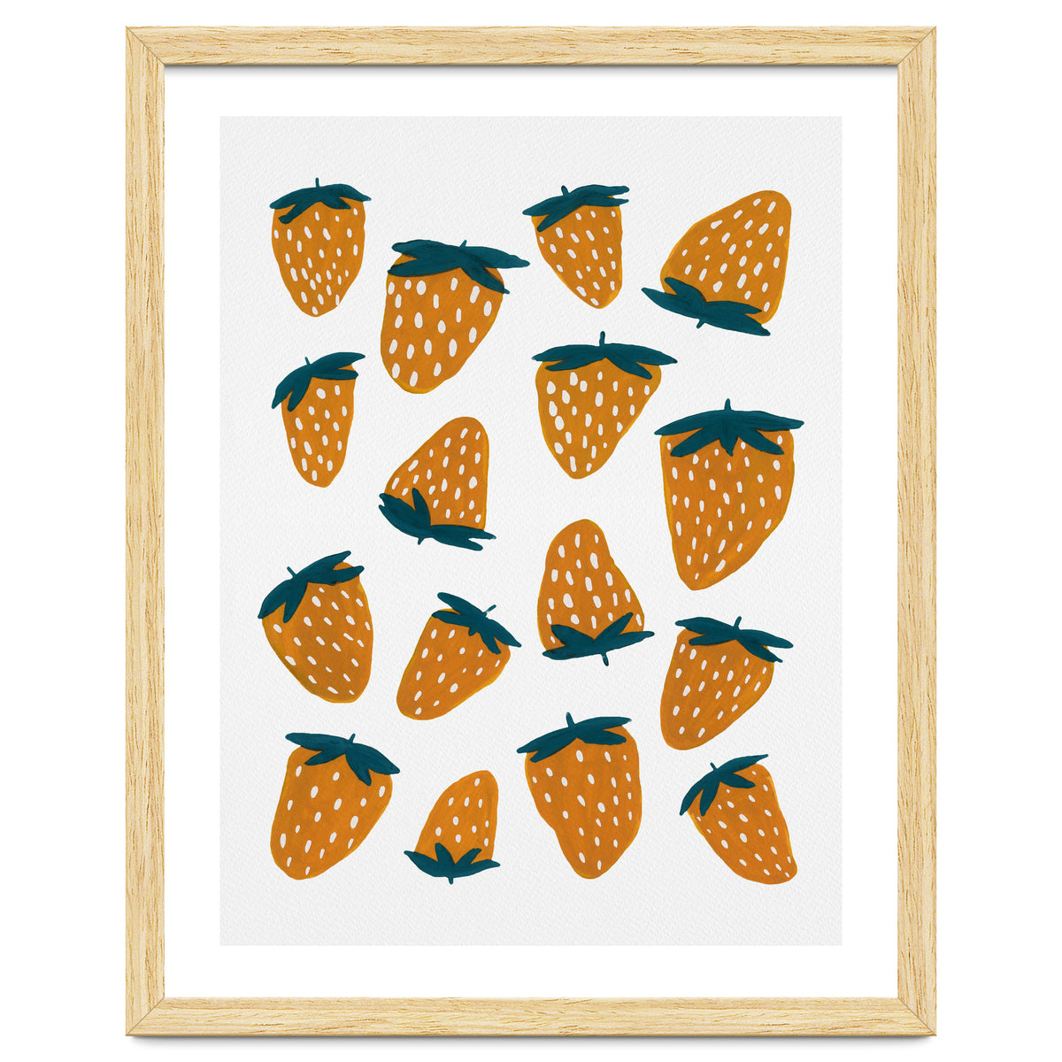 Summer strawberries red