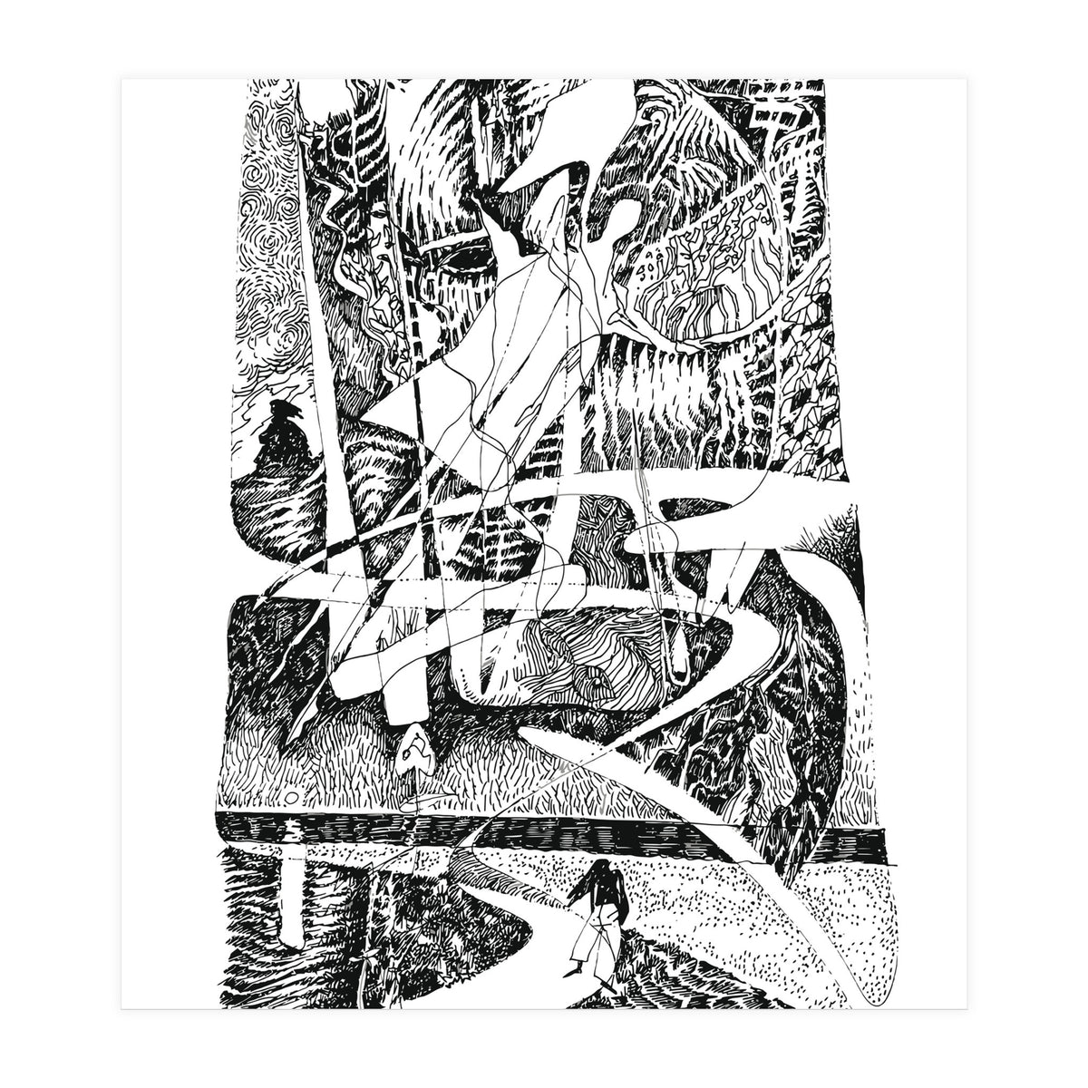 Abstract Angel Of A Dreams (Print Only)