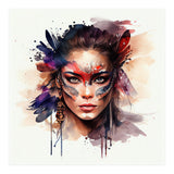 Watercolor Carnival Woman #9 (Print Only) thumbnail