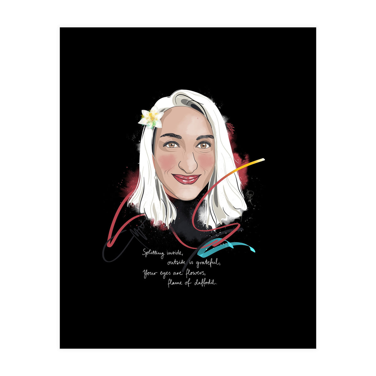 Flame Of Daffodil (Print Only)