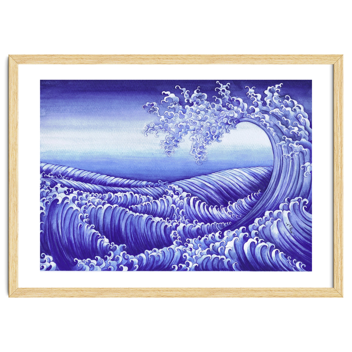 Turbulent Water Triptych part 3