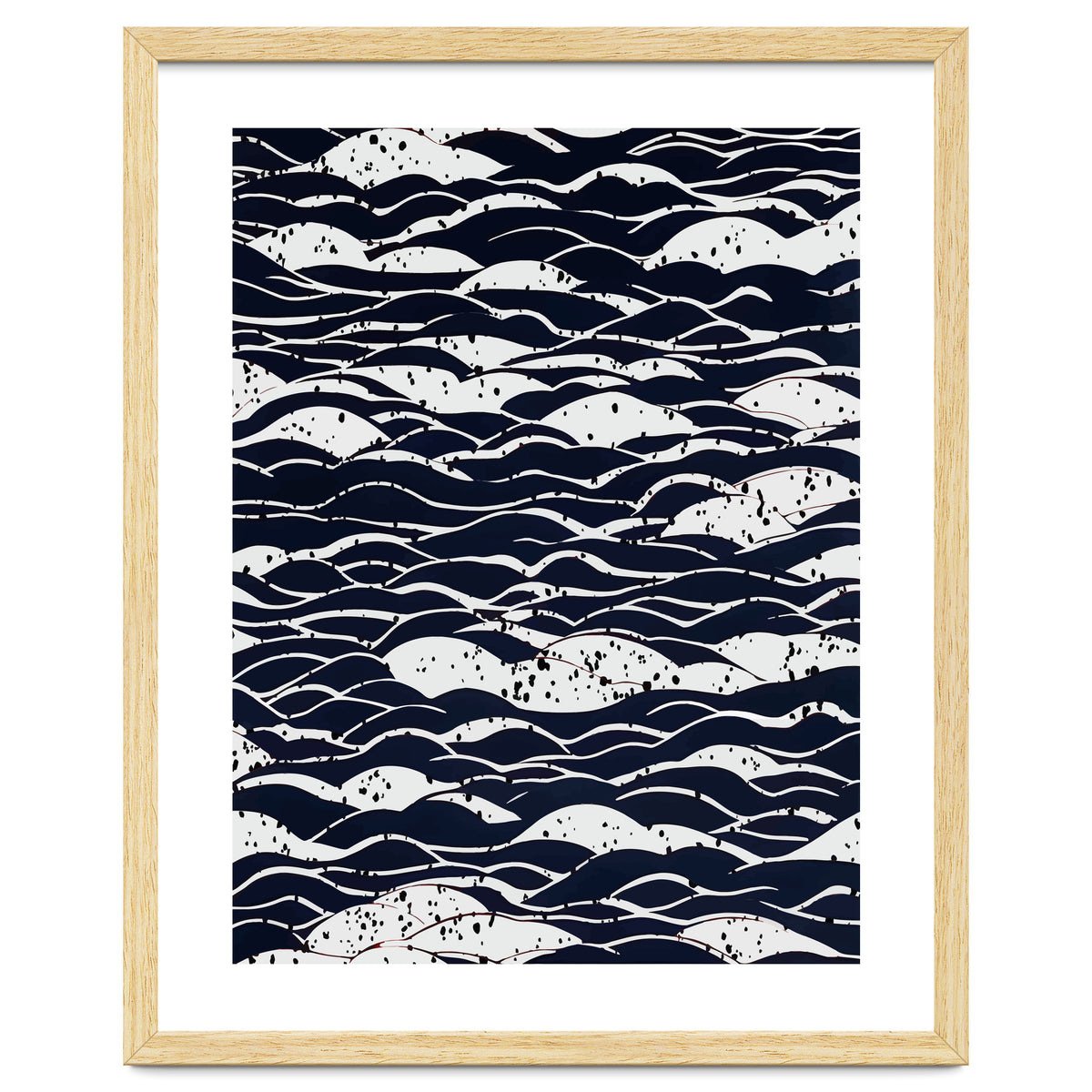 Rain, Abstract Storm Black & White, Monochromatic Line Art Sketch, Simple Eclectic Painting